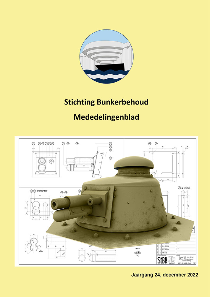 Cover van het Mededelingenblad 2022 van Stichting Bunkerbehoud